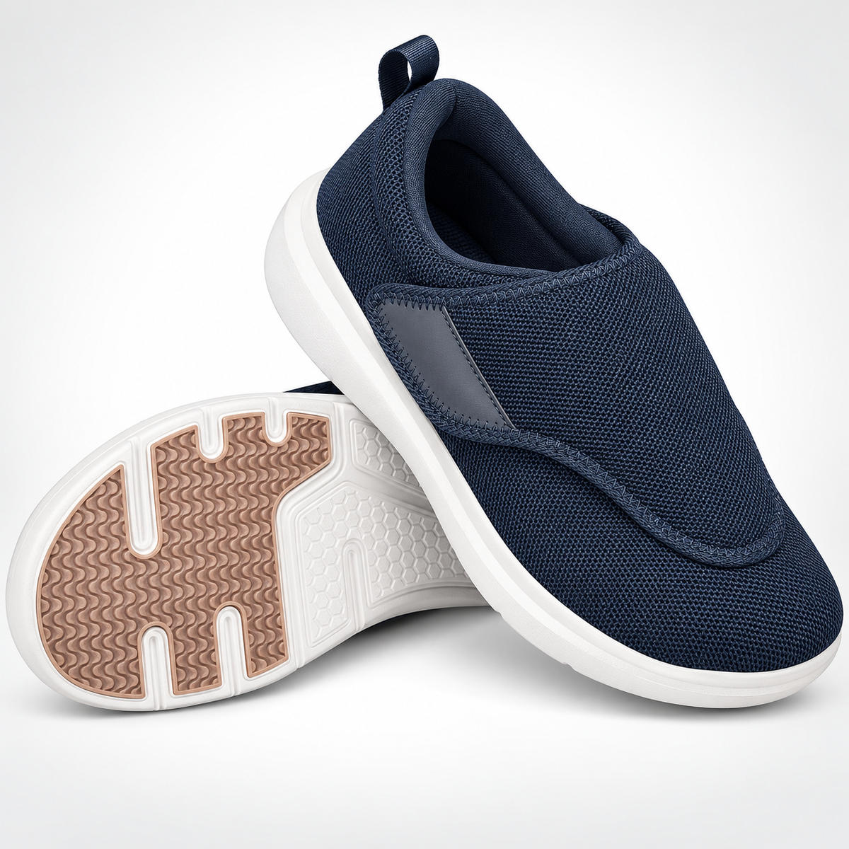 Nordspur | Widestryde Extraweite Verstellbare Gehschuh für Herren