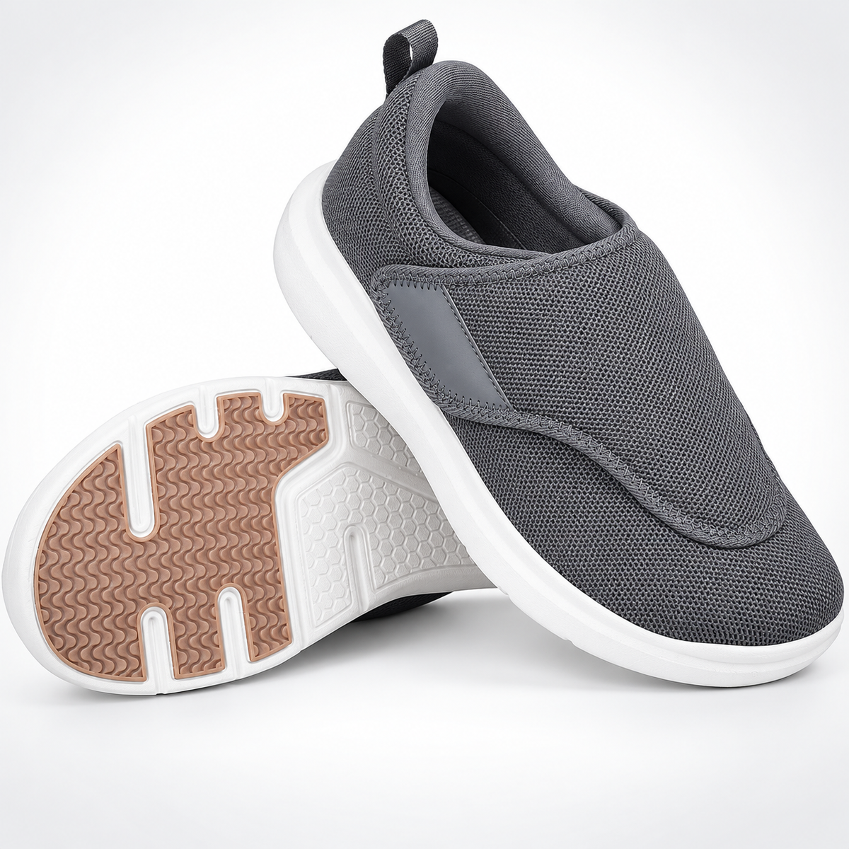 Nordspur | Widestryde Extraweite Verstellbare Gehschuh für Herren