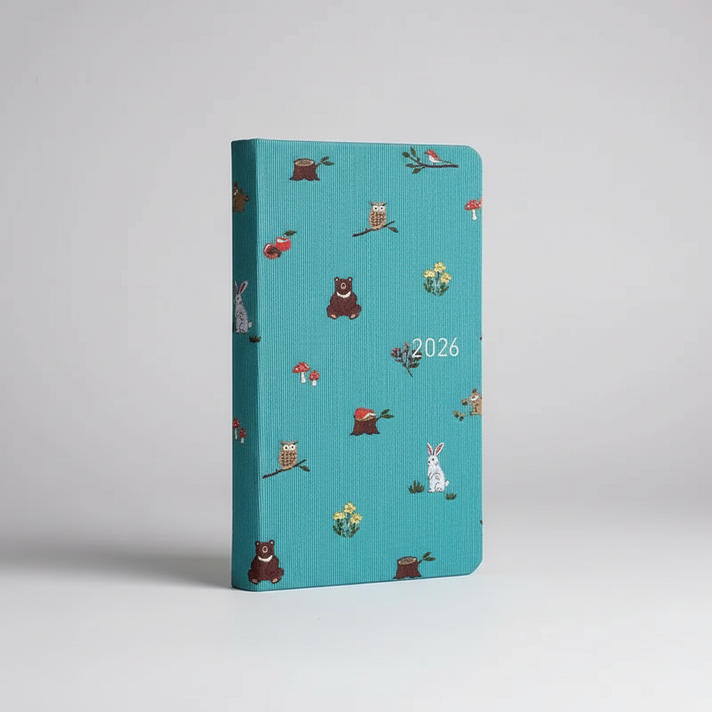 A5 Schülerplaner mit Wildtier-Motiven rutschfester Gewohnheits-Tracker