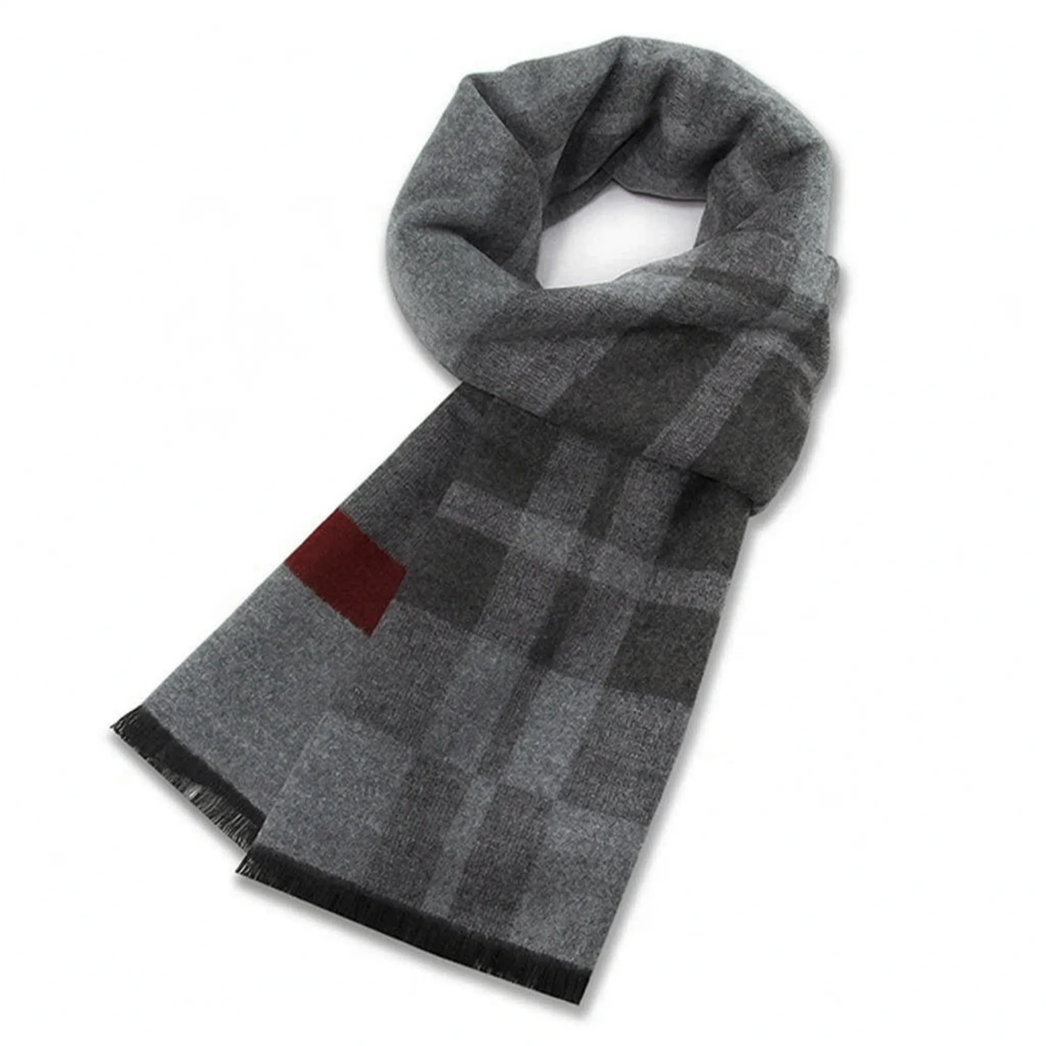 Nordspur | WinterWeave Klassischer Karierter Herrenschal