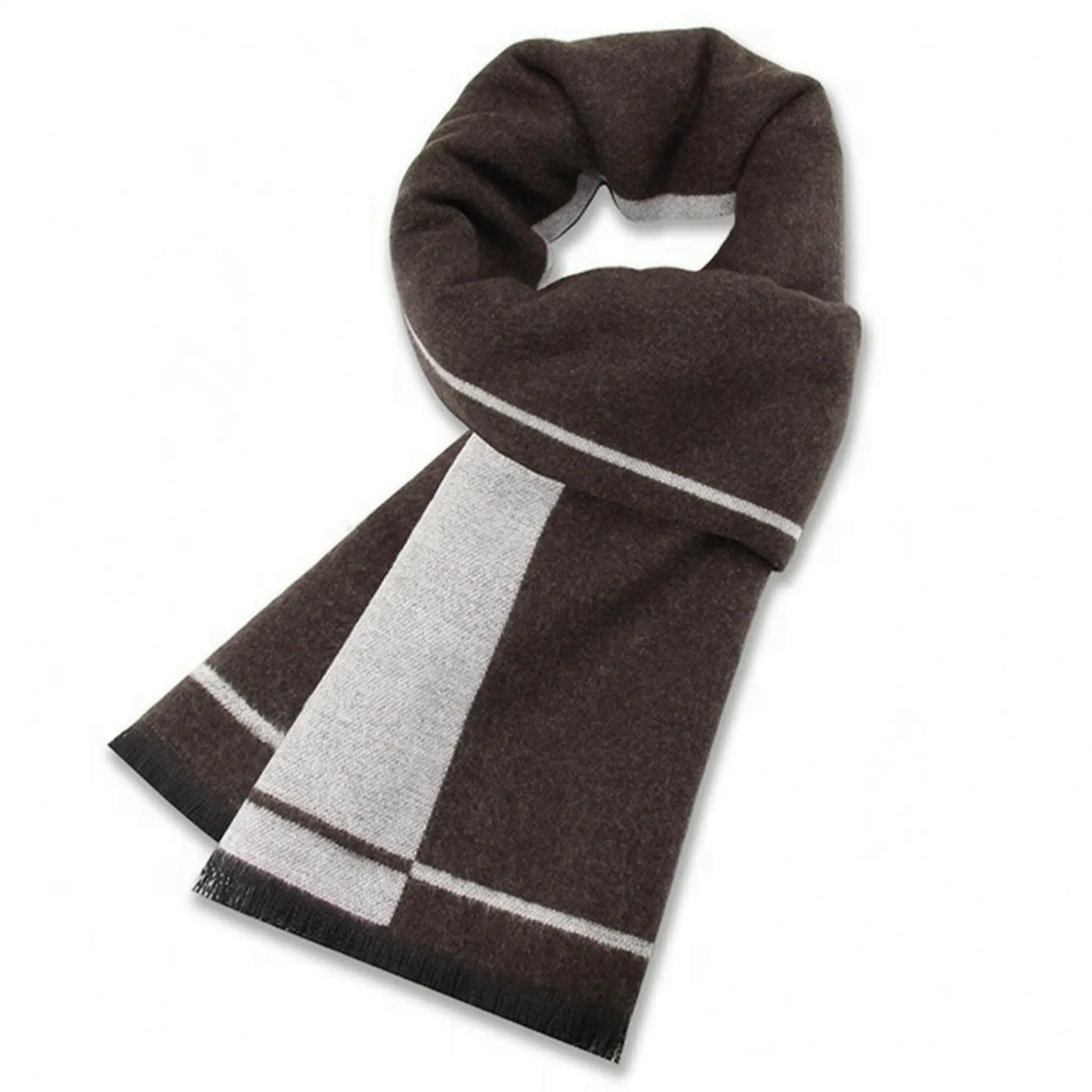 Nordspur | WinterWeave Klassischer Karierter Herrenschal