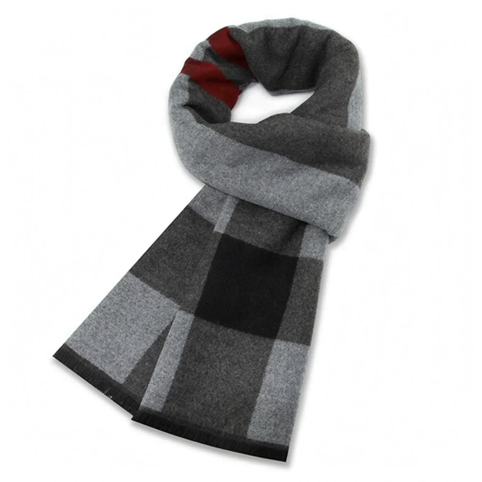 Nordspur | WinterWeave Klassischer Karierter Herrenschal