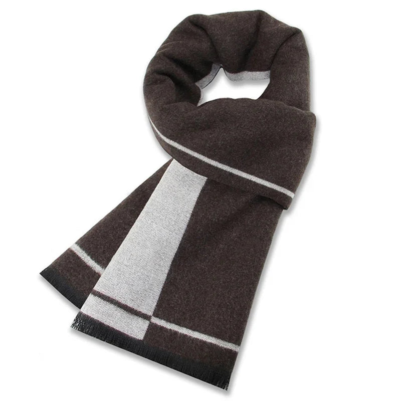 Nordspur | WinterWeave Klassischer Karierter Herrenschal