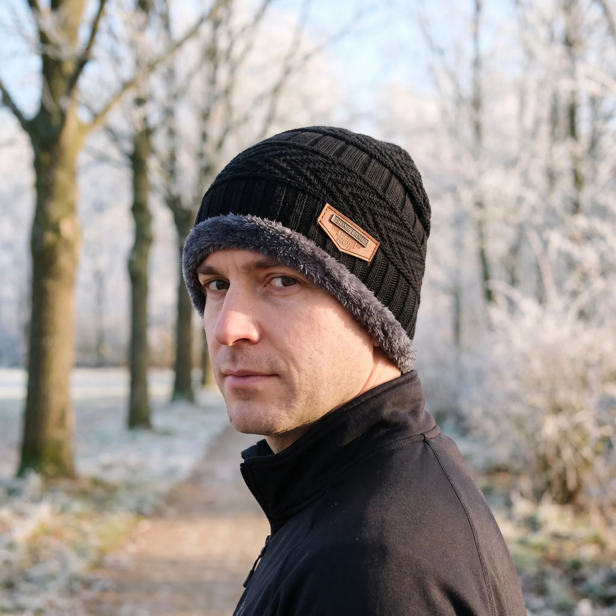 Nordspur | Winterwelle Gefütterte Strickmütze Für Herren