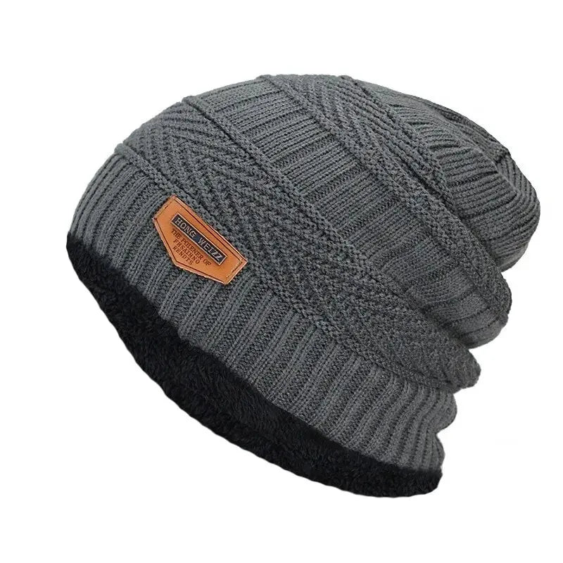 Nordspur | Winterwelle Gefütterte Strickmütze Für Herren
