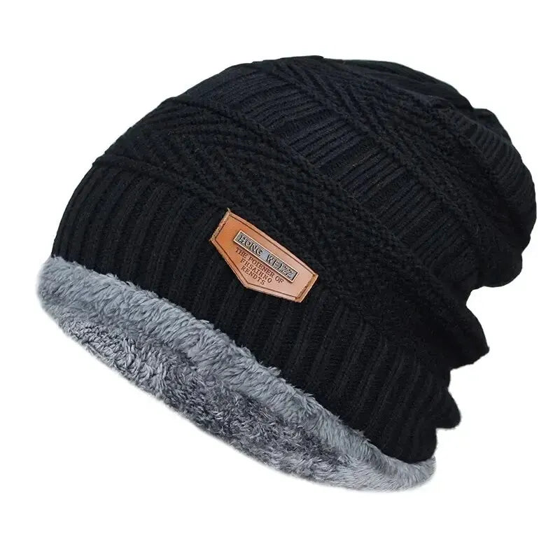 Nordspur | Winterwelle Gefütterte Strickmütze Für Herren