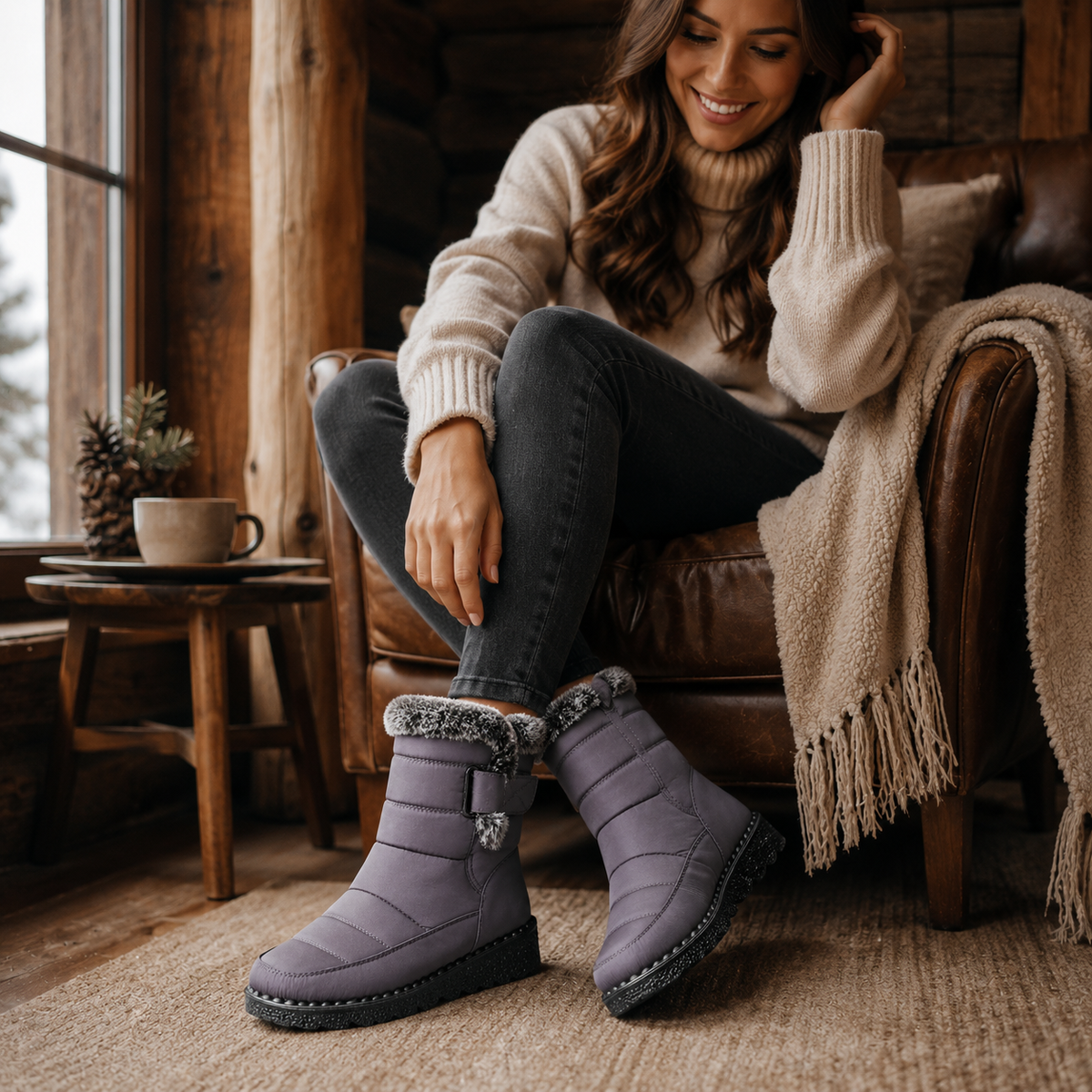Nordspur | Damen Winterstiefel gefüttert wasserdicht