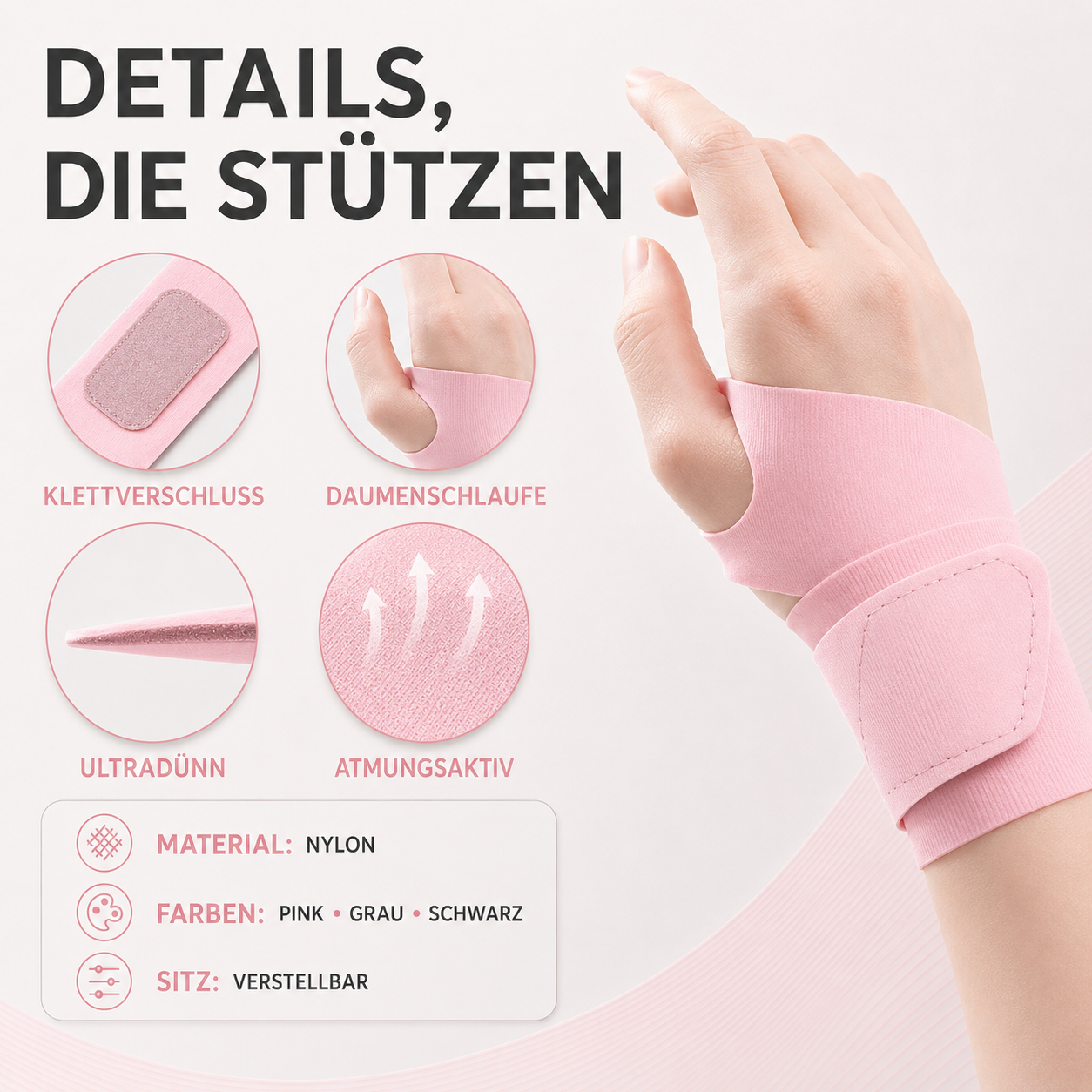 Nordspur | Wristiva Ultraleichte Handgelenkstütze