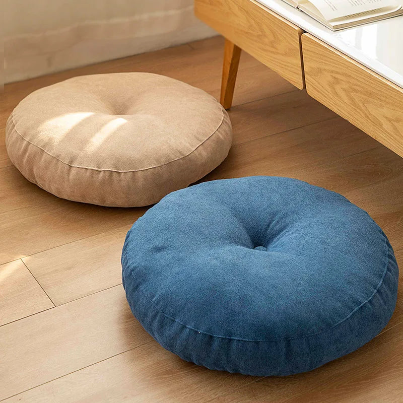Rundes Bodensitzkissen mit Steppung Meditation ergonomisch