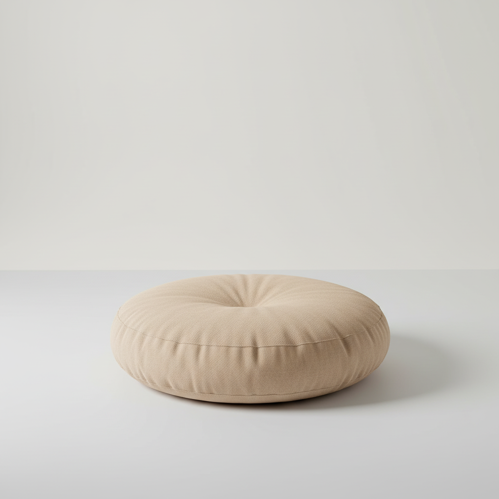 Rundes Bodensitzkissen mit Steppung Meditation ergonomisch