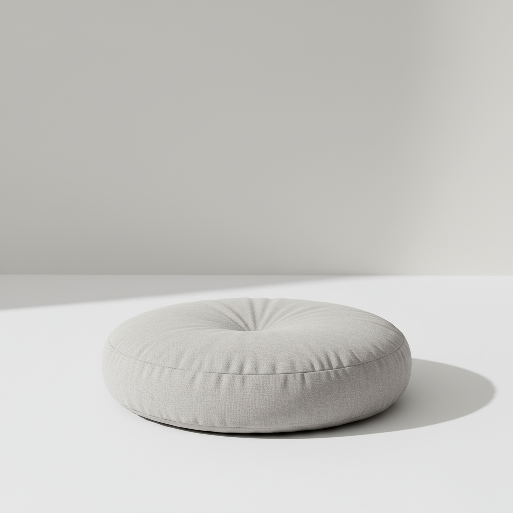 Rundes Bodensitzkissen mit Steppung Meditation ergonomisch