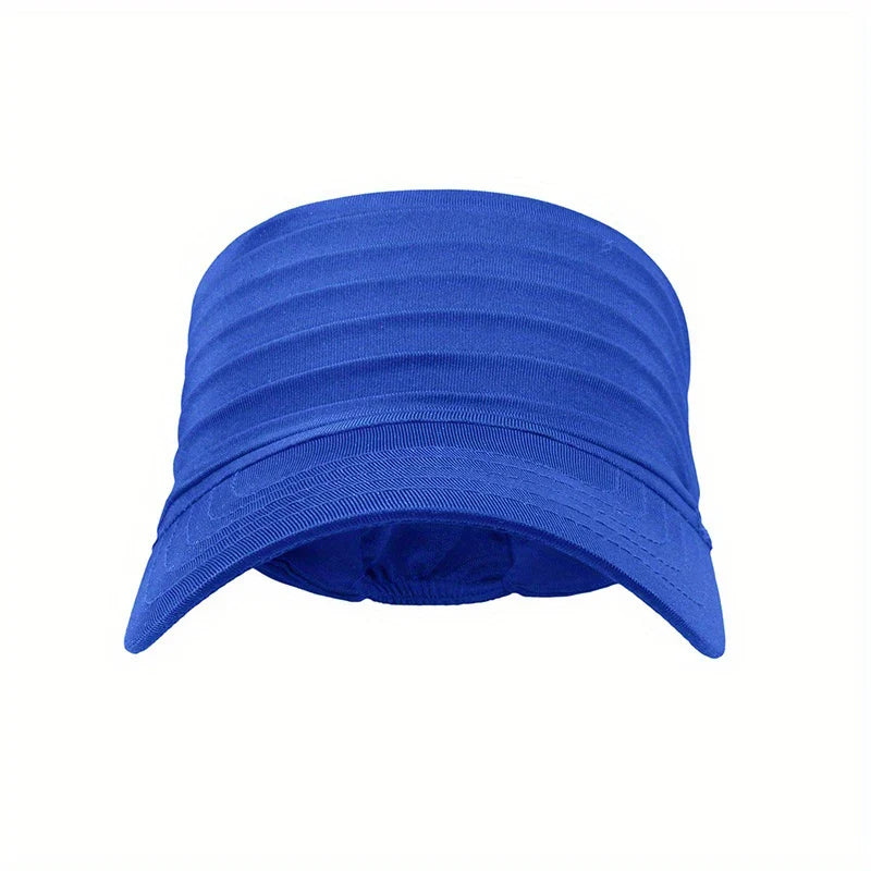 Offenes Sportvisier mit breitem Stirnband für Damen, atmungsaktiv