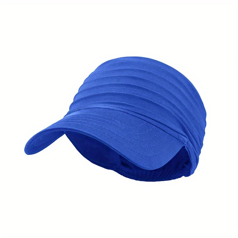 Offenes Sportvisier mit breitem Stirnband für Damen, atmungsaktiv