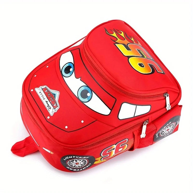 Kinderrucksack mit Lightning McQueen Zeichentrick-Automorotif