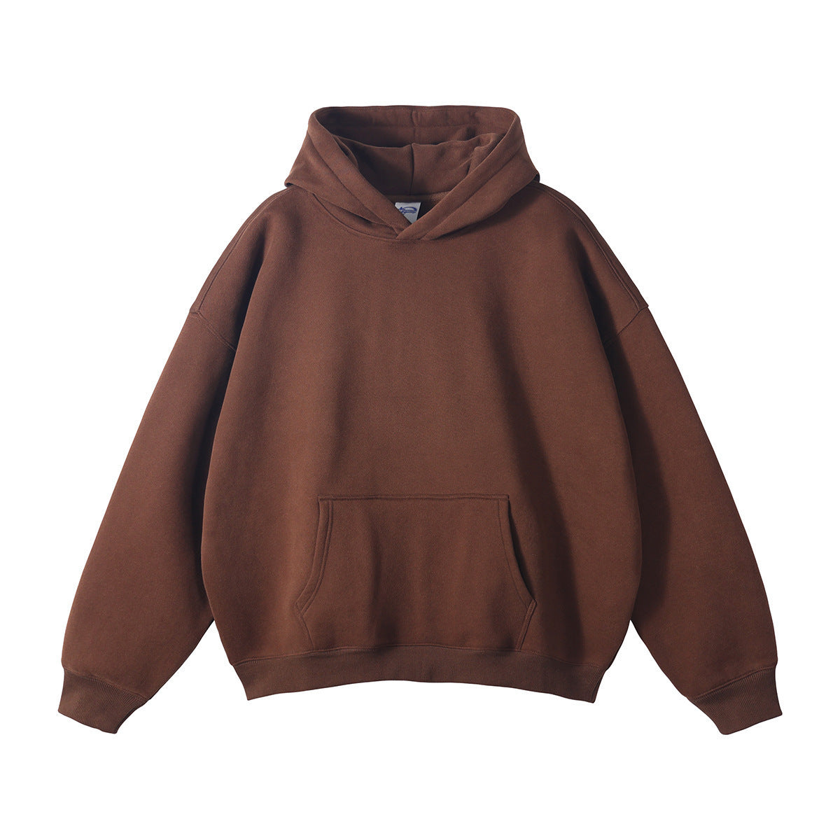 Unisex-Kapuzensweatshirt aus Bio-Baumwolle in lockerer Passform, mit Kängurutasche