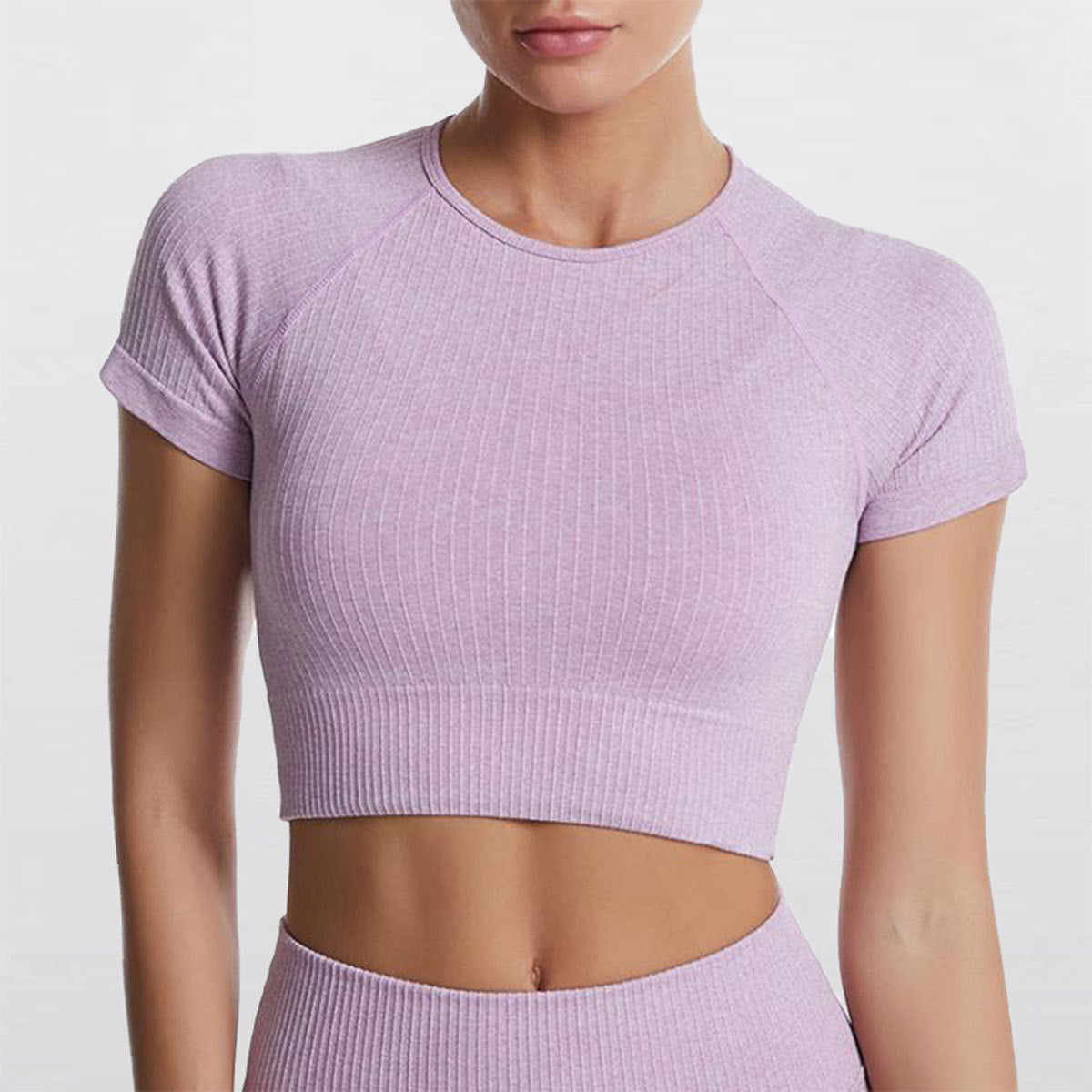 Nordspur | Vyralia Nahtloses Kurzarm-Crop-Top