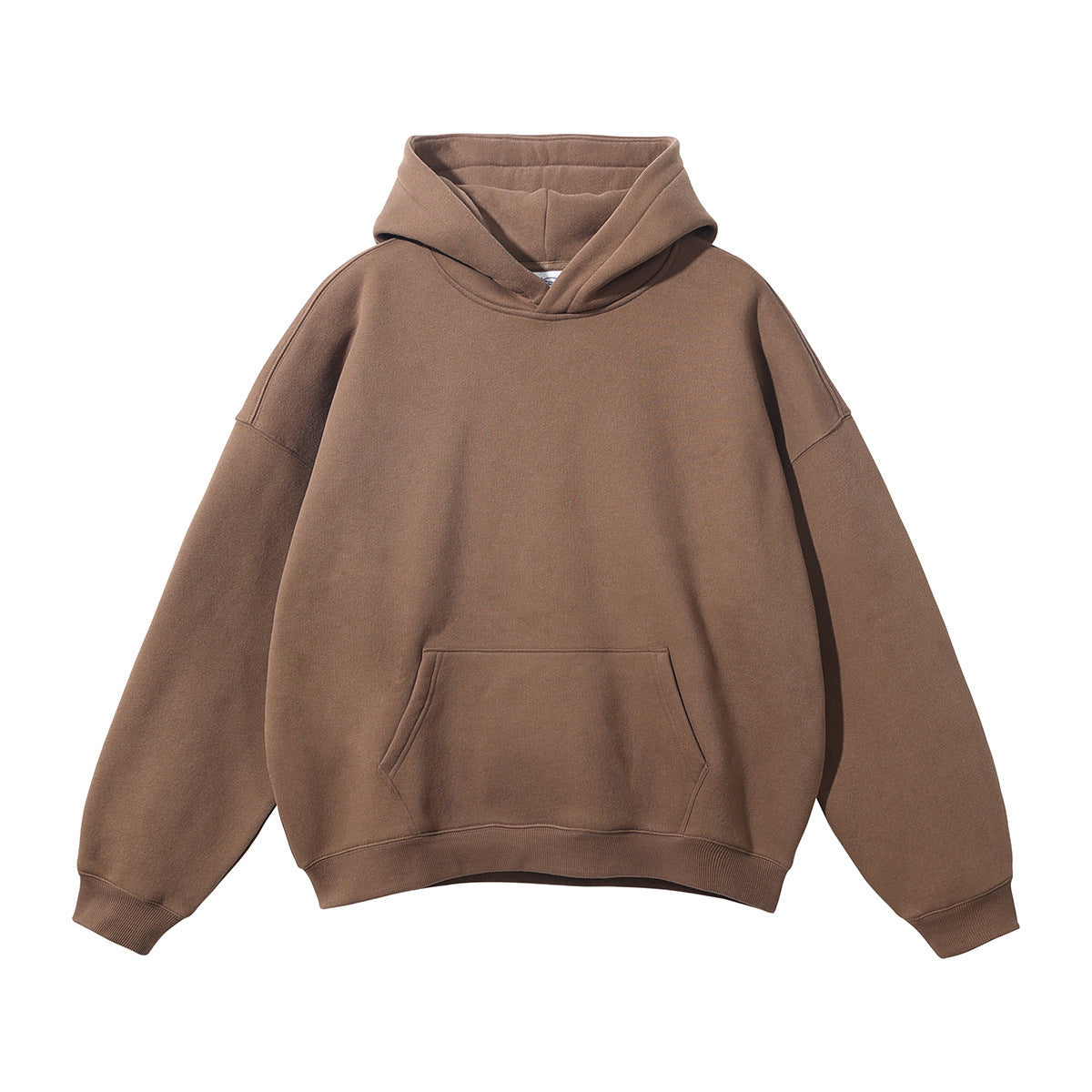 Unisex-Kapuzensweatshirt aus Bio-Baumwolle in lockerer Passform, mit Kängurutasche