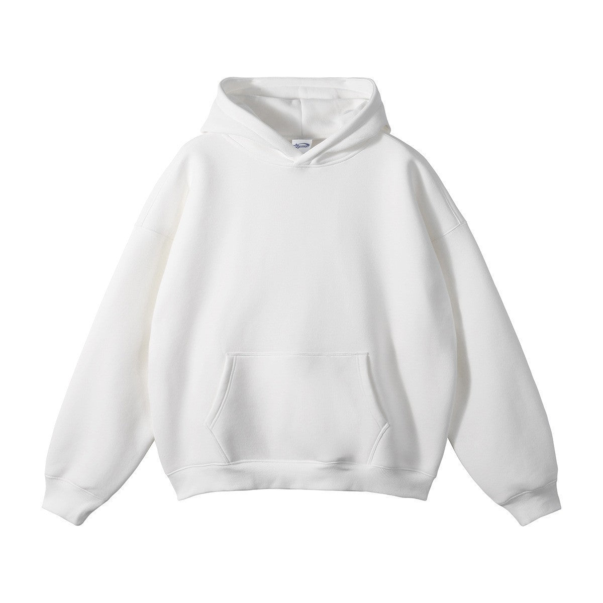 Unisex-Kapuzensweatshirt aus Bio-Baumwolle in lockerer Passform, mit Kängurutasche