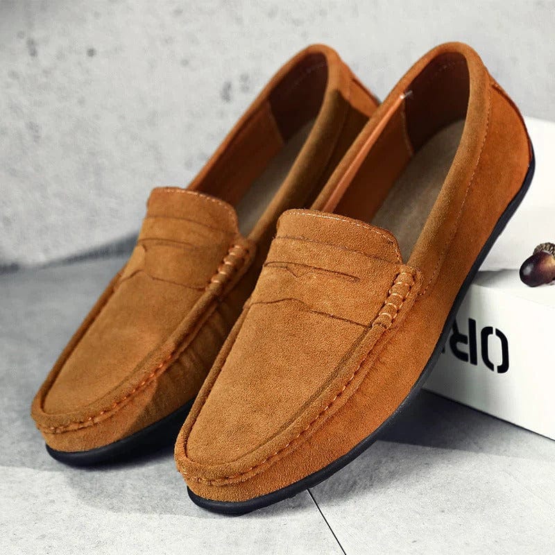 Mocassins mit Riemen für Herren