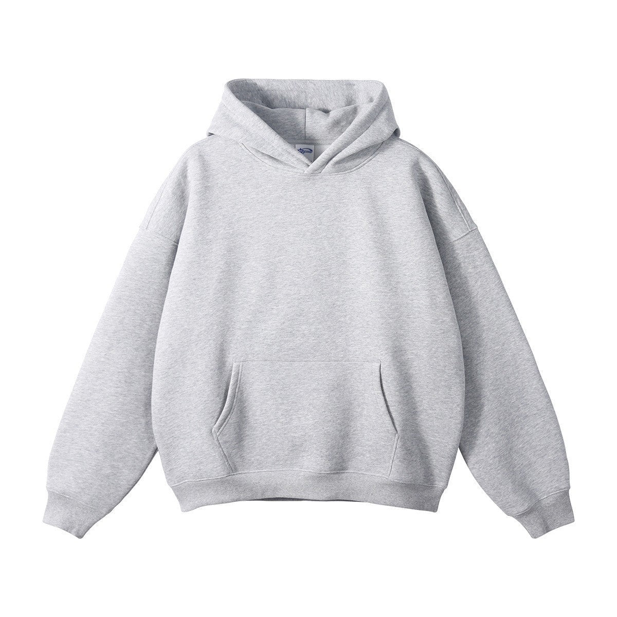 Unisex-Kapuzensweatshirt aus Bio-Baumwolle in lockerer Passform, mit Kängurutasche