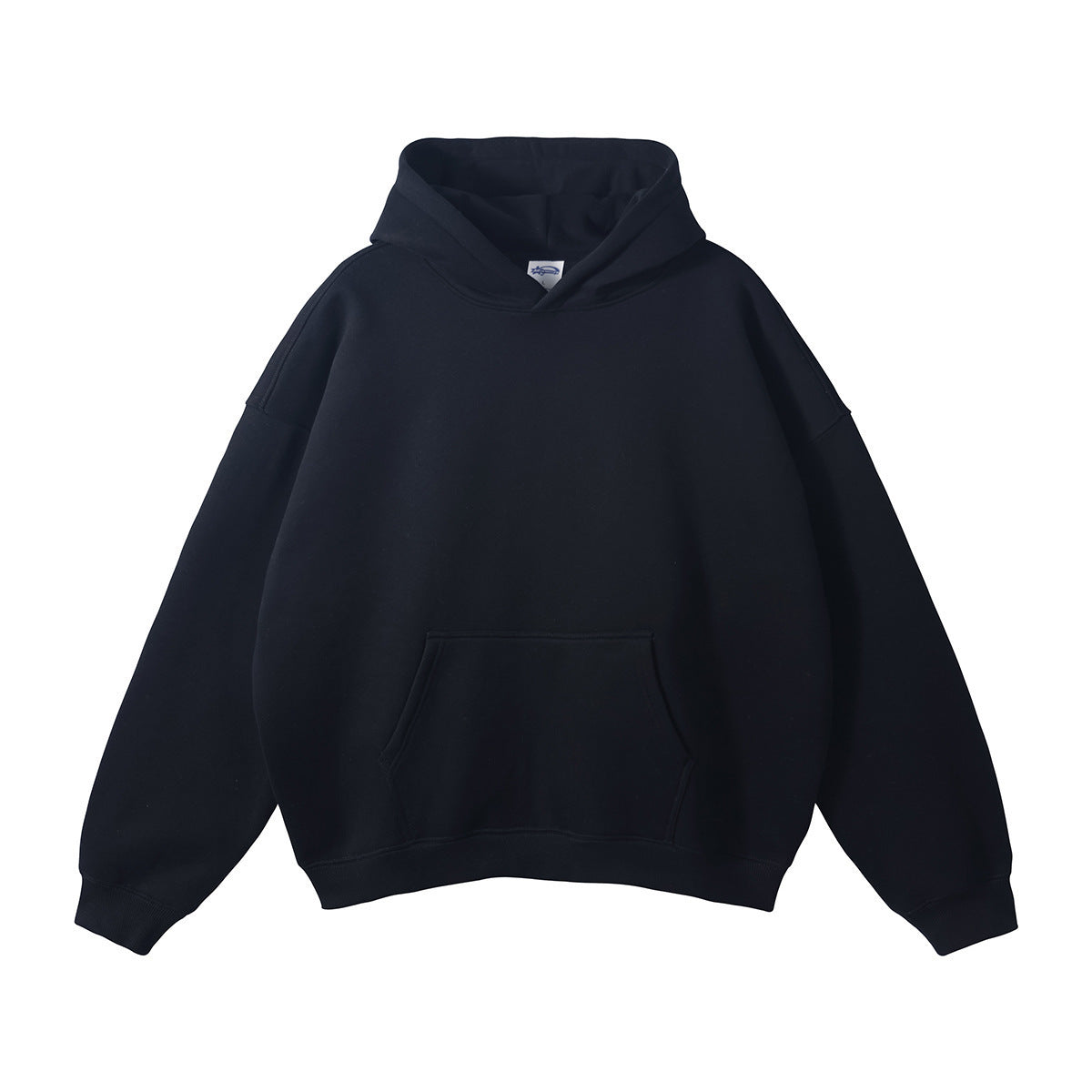 Unisex-Kapuzensweatshirt aus Bio-Baumwolle in lockerer Passform, mit Kängurutasche