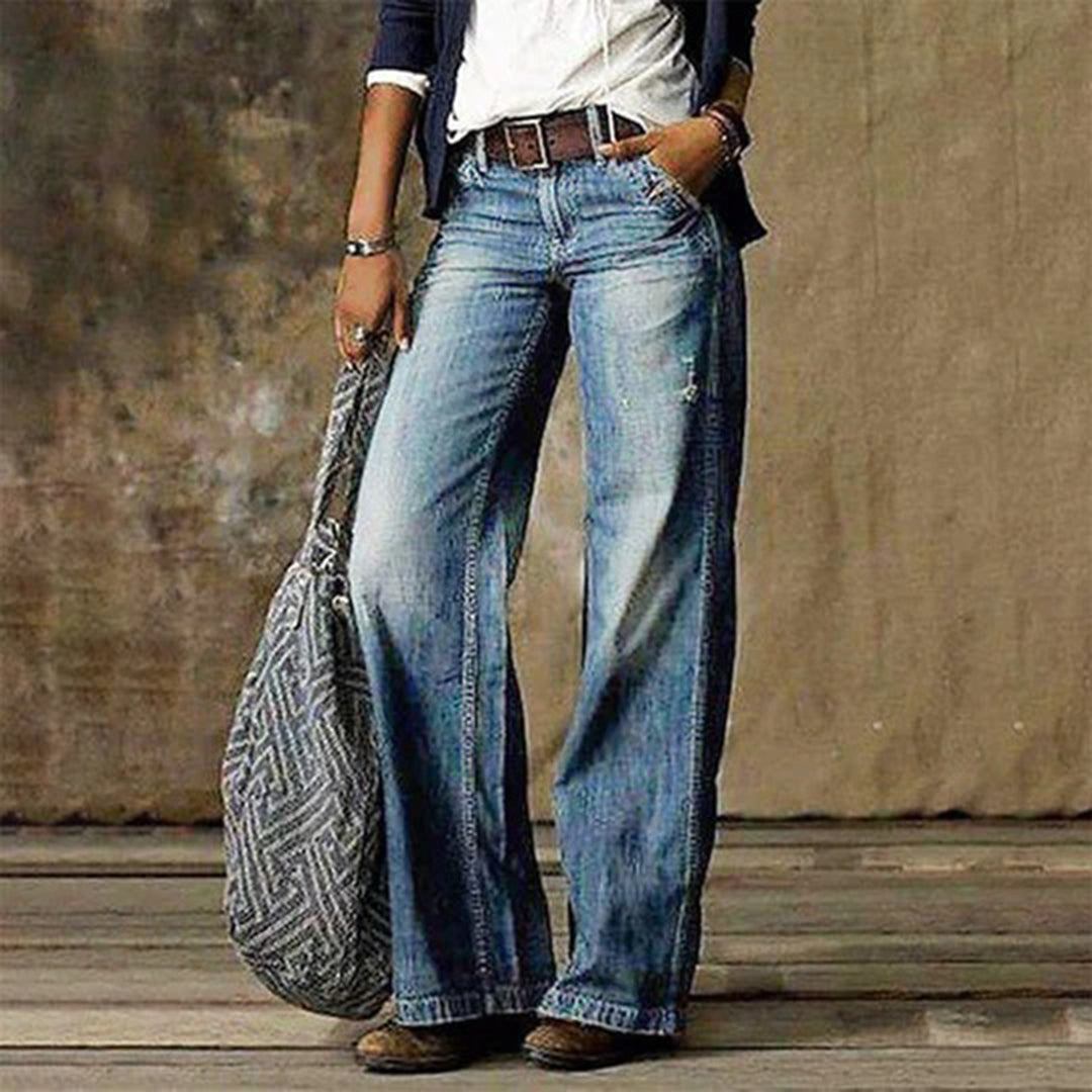 Relaxed Vintage Wide-Leg Jeans