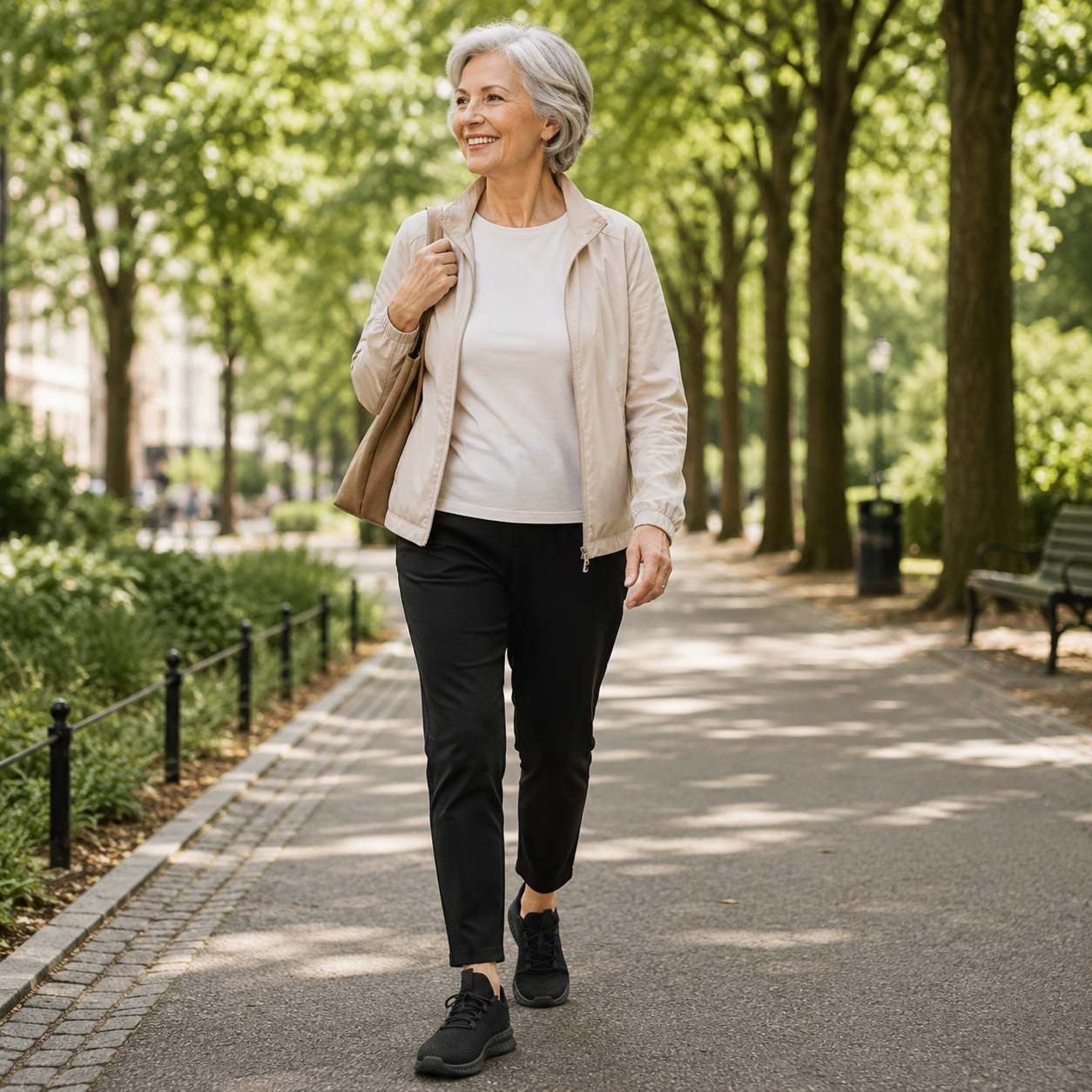 Orthopädische Herren-Walkingschuhe atmungsaktiv & leicht – OrthoStep ARON
