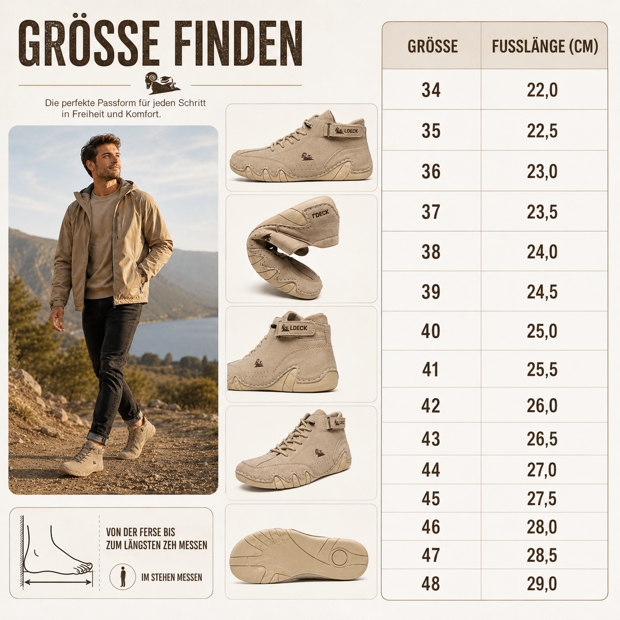 Orthopädische Schuhe Wasserdichter Rutschfester Barfußschuh – BergVital