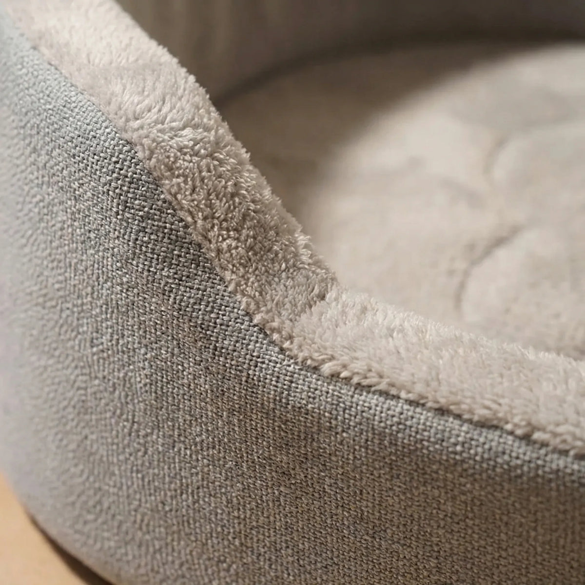 Orthopädisches Hundebett Im Couch-Stil | Warme Plüschoberfläche Für Den Winter