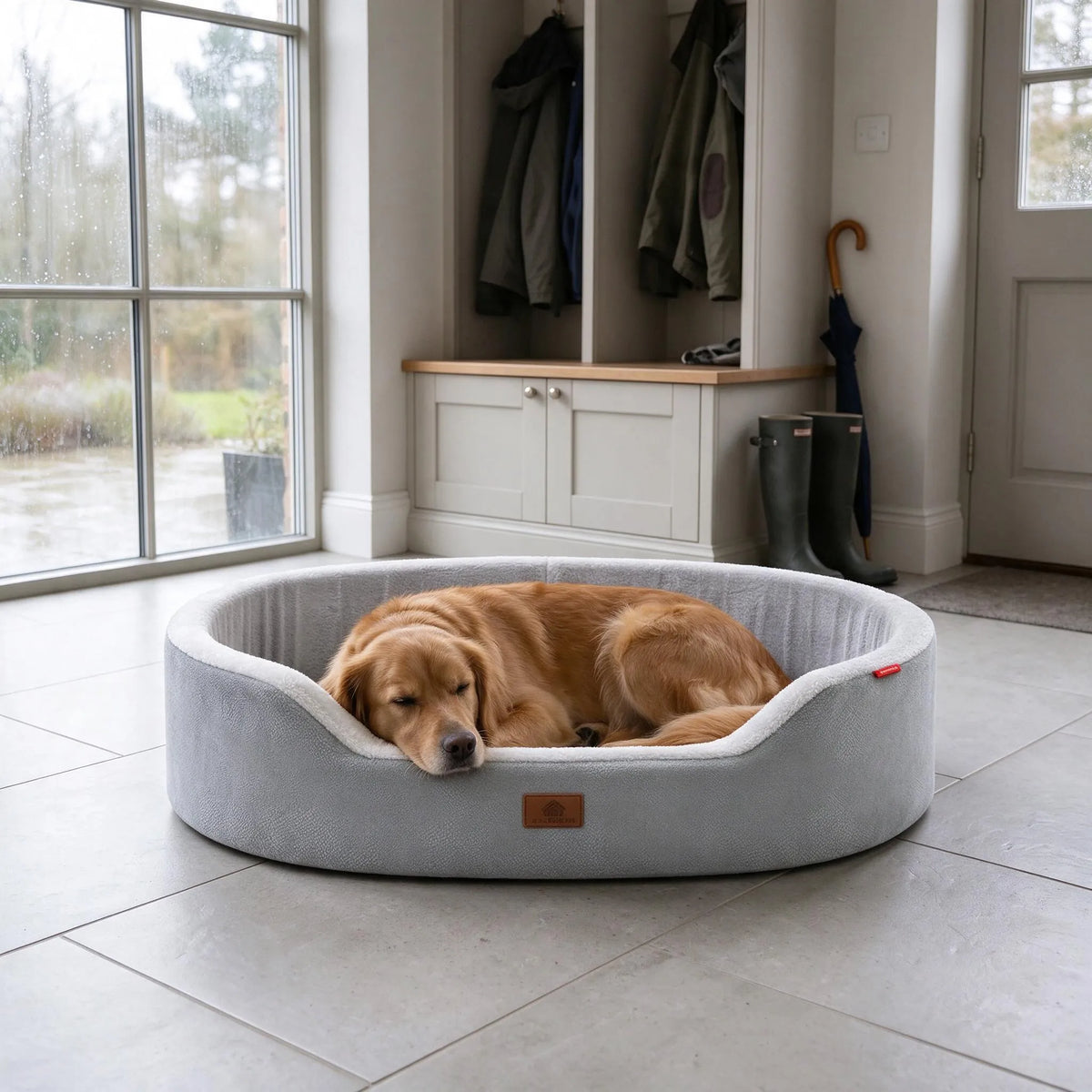 Orthopädisches Hundebett Im Couch-Stil | Wasserdichte Innenlage
