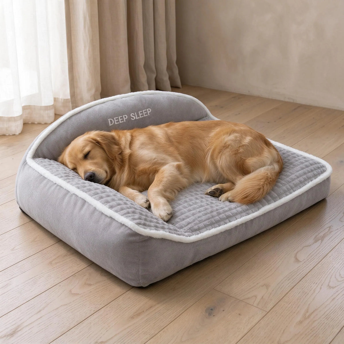 Orthopädisches Sofa-Hundebett Mit Stützender Basis Für Große Hunde