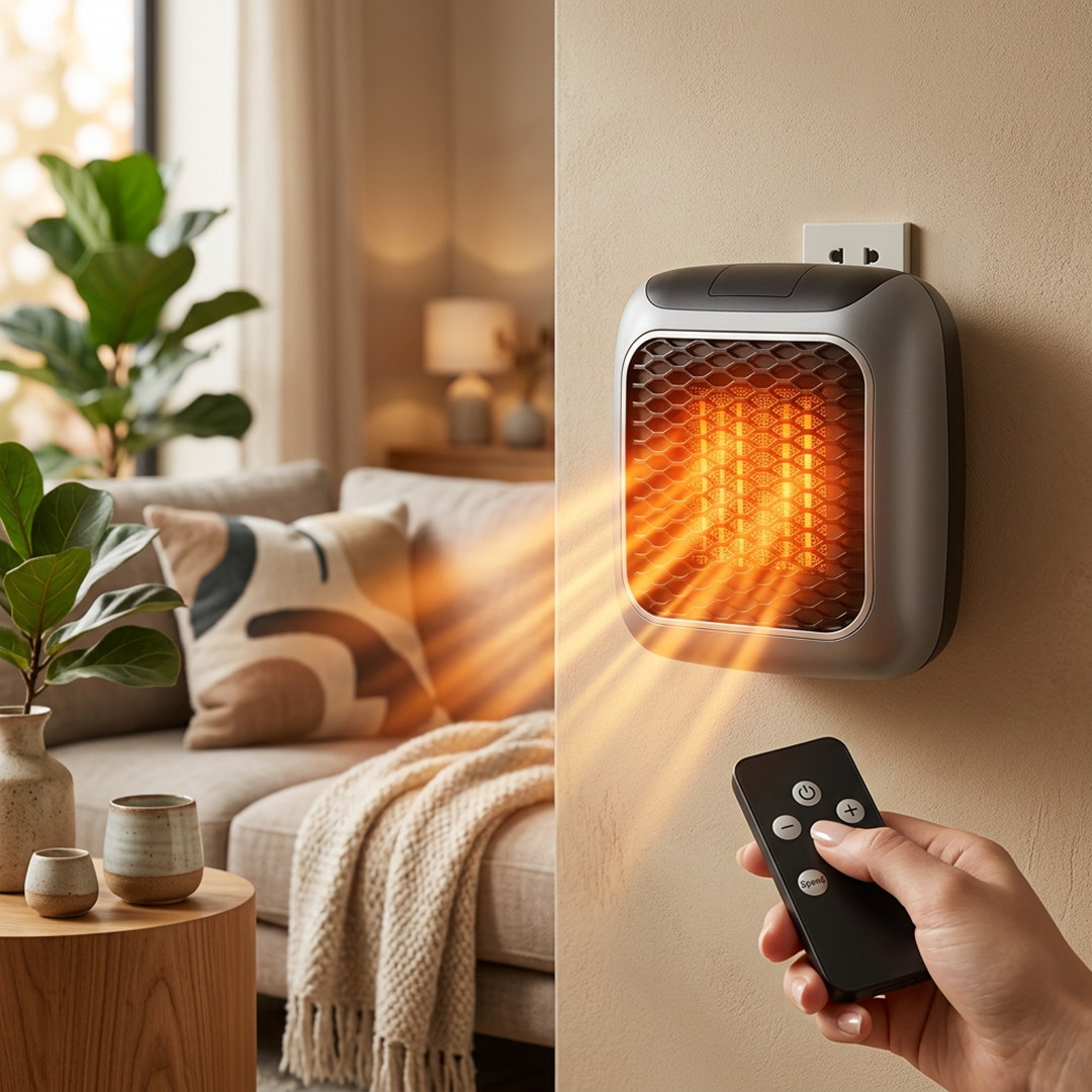 Tragbare Heizung – Plug-In Wandheizung