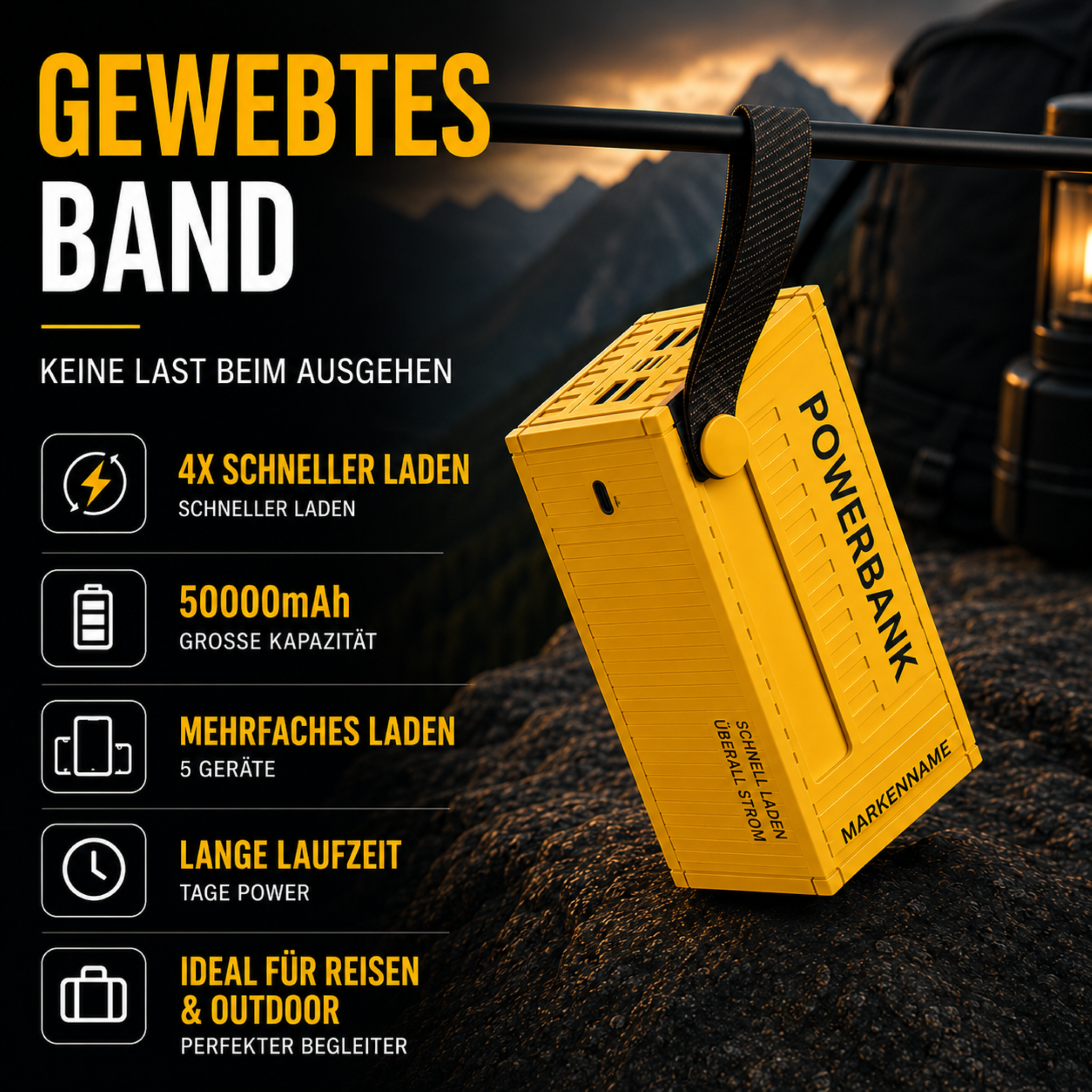 Powerbank 50000mAh – LadeDepot X50