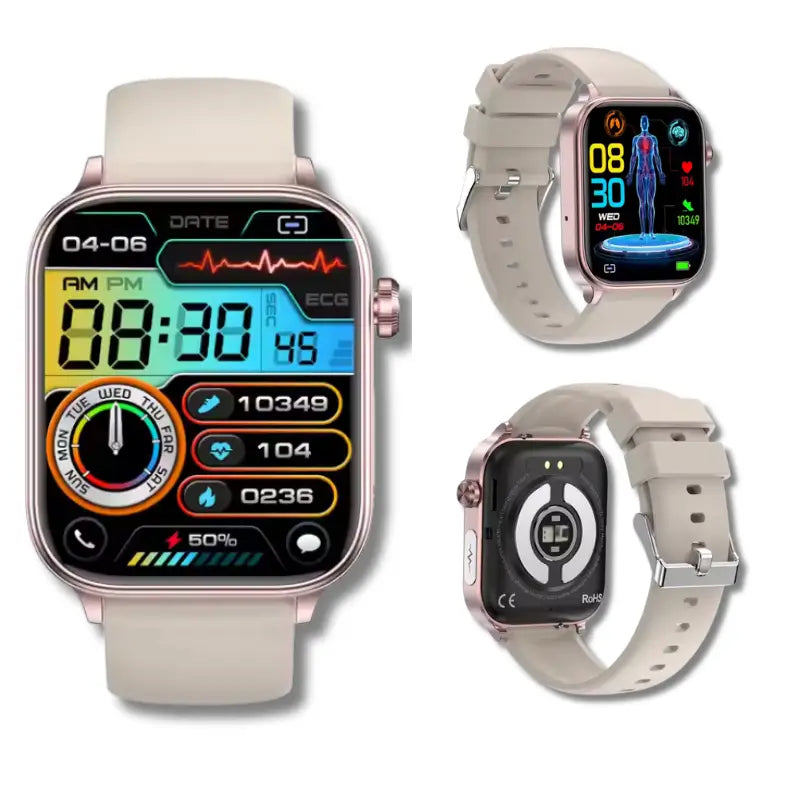 Smartwatch mit EKG- und Blutdruckmessung