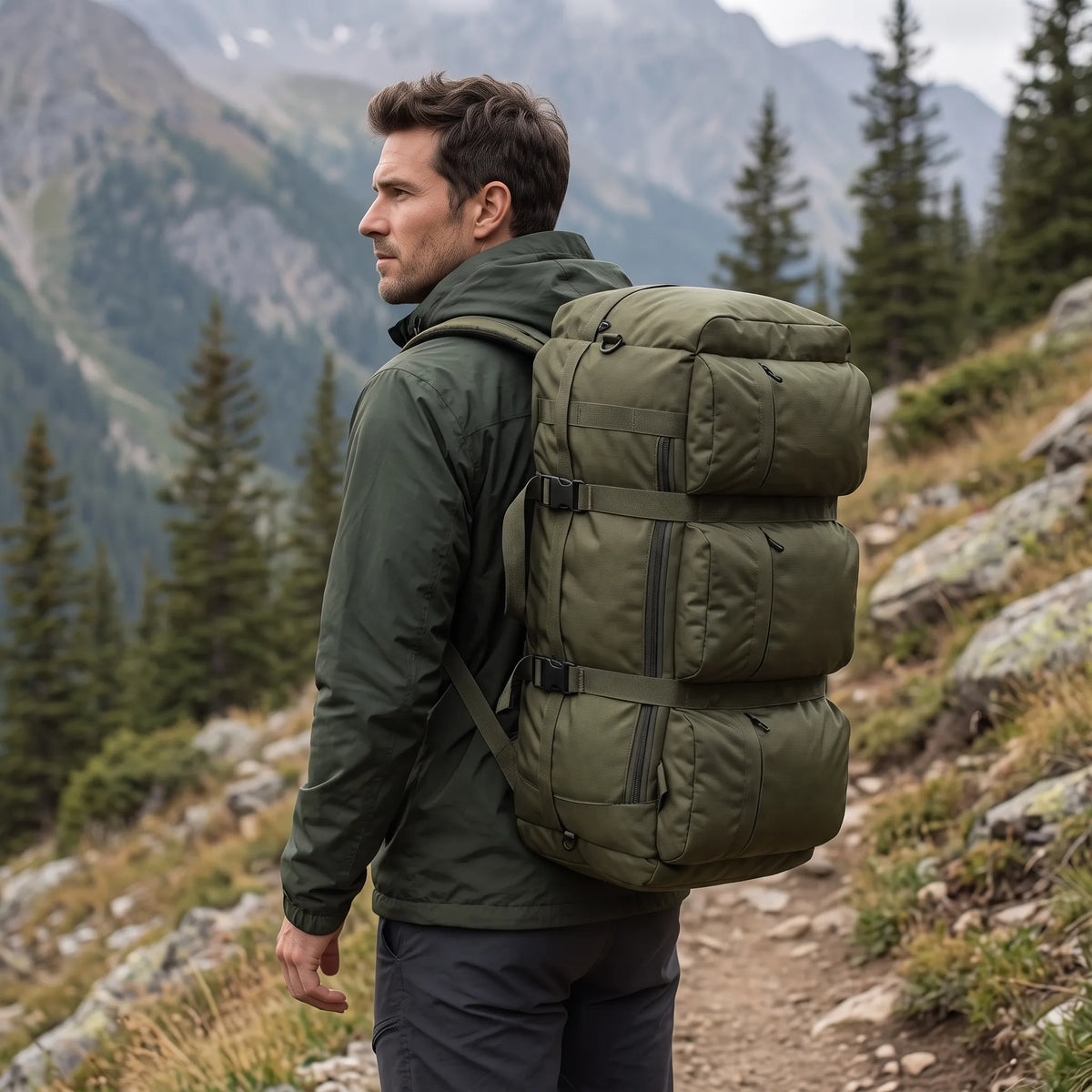 Reisetasche Für Herren – Großes 100-Liter Outdoor Pack