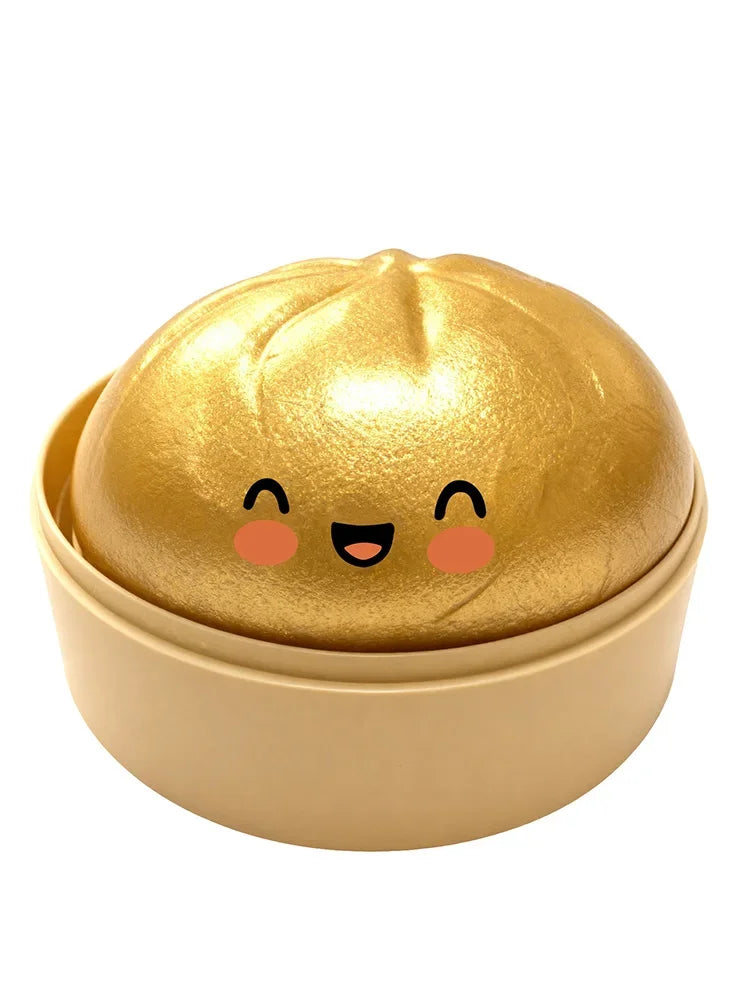 Dumpling Squishy Toy – Slow Rise Stressabbau Squeeze | Dämpfer-Käfig Design | 12 sammelbare Stile