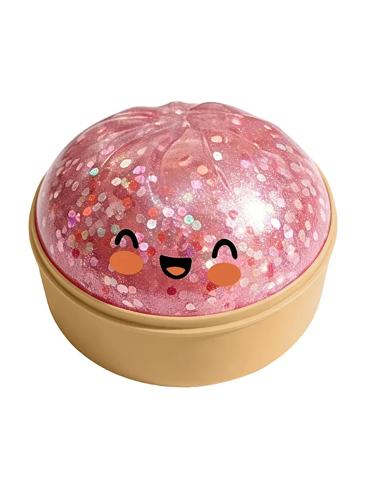 Dumpling Squishy Toy – Slow Rise Stressabbau Squeeze | Dämpfer-Käfig Design | 12 sammelbare Stile
