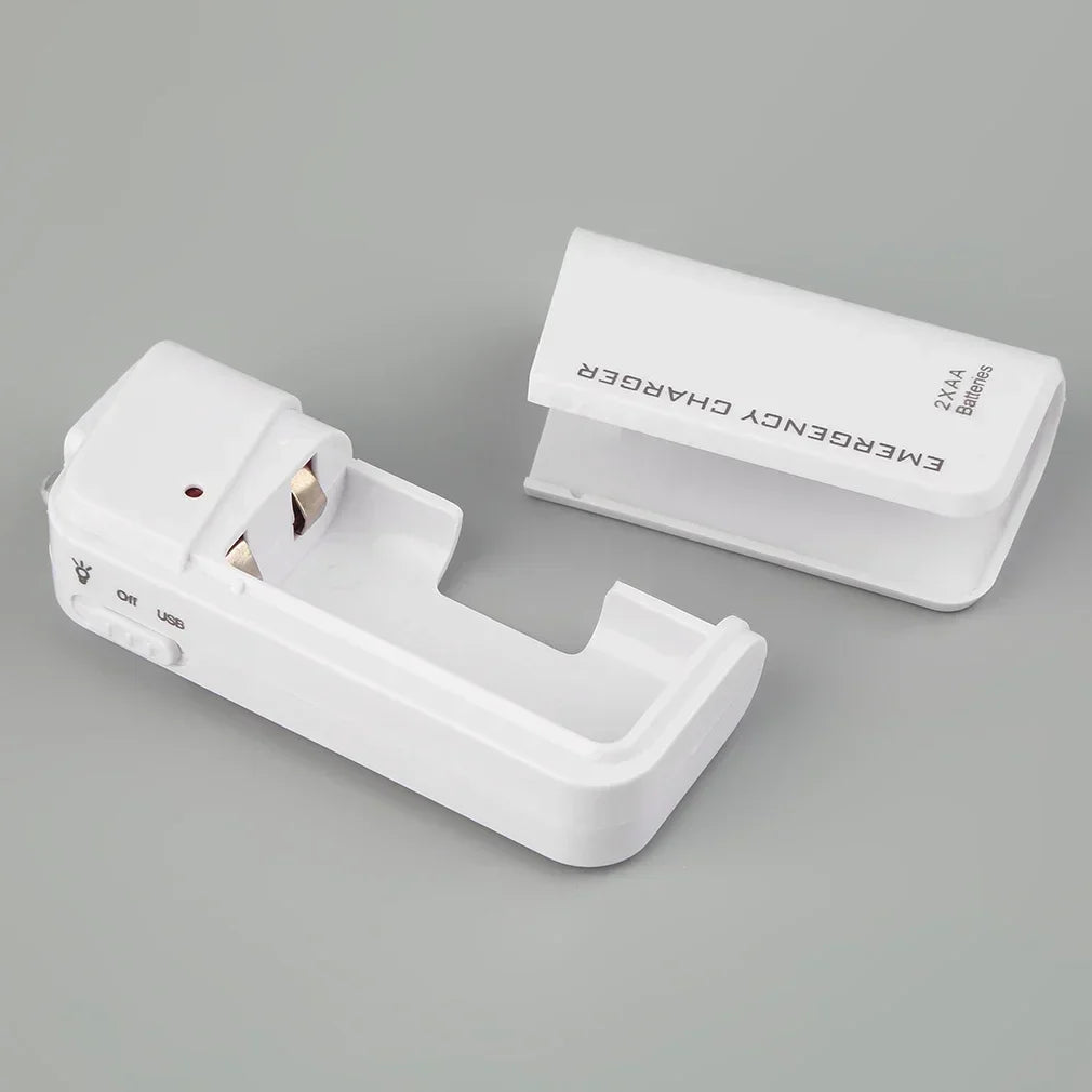 Tragbare Batterie Power Bank | AA Notfall-Ladegerät