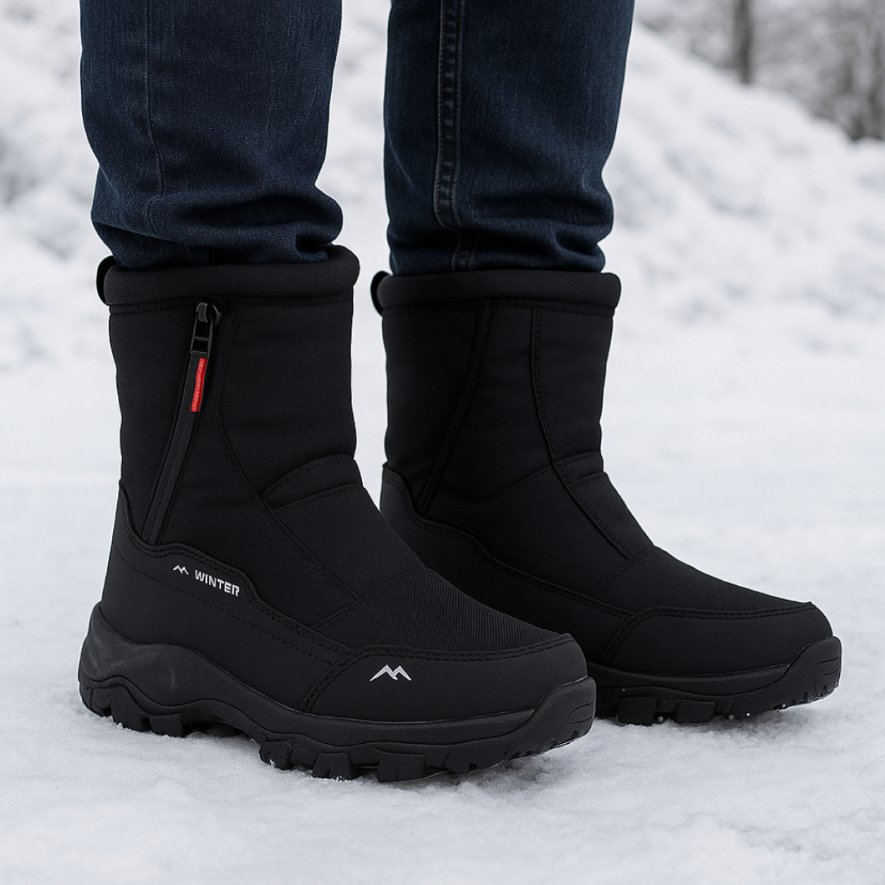 Wasserdichte Winterstiefel Damen gefüttert – FrostTrek Urban