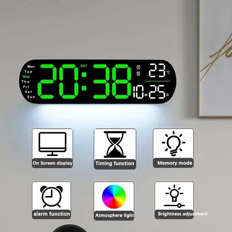 Smart LED Wanduhr