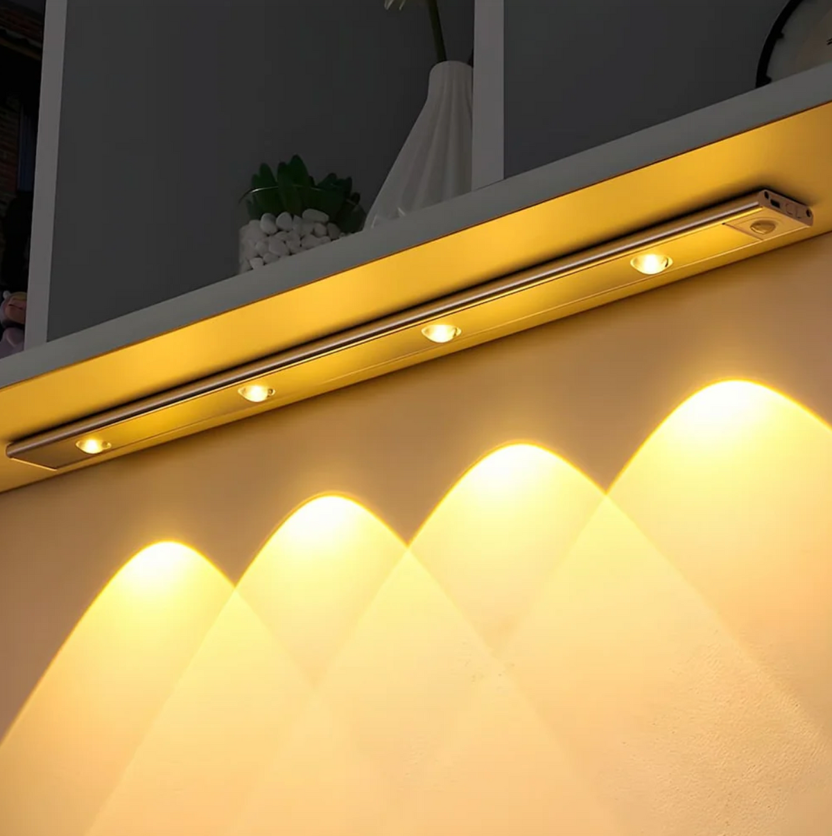 LED Unterbauleuchte für Küche mit Bewegungssensor – Kabellos, Wiederaufladbar & Dimmbar