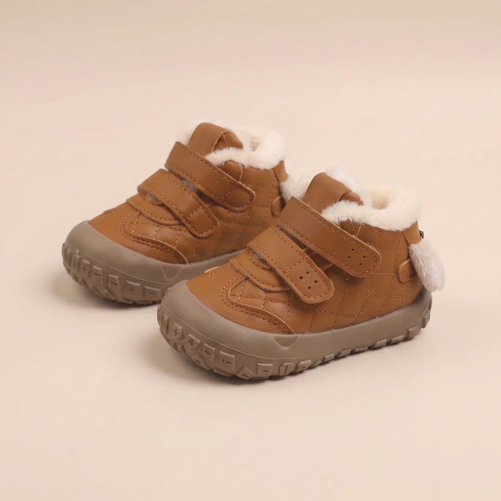 Flausch Tretter Winterstiefel | Warme Fleece Schuhe für erste Schritte