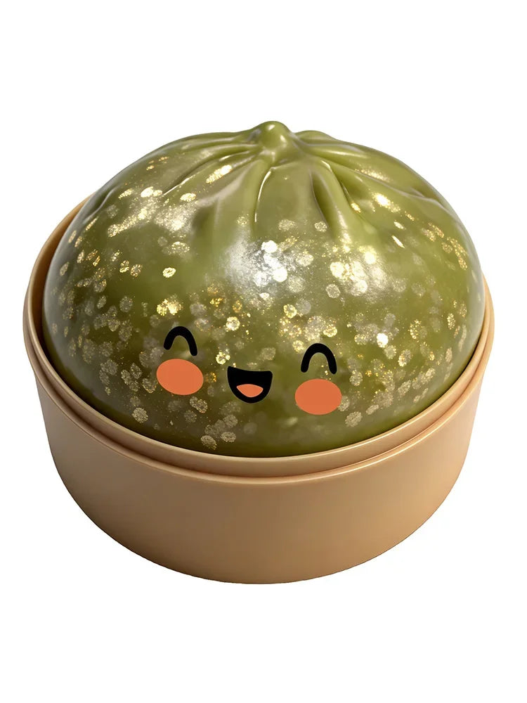 Dumpling Squishy Toy – Slow Rise Stressabbau Squeeze | Dämpfer-Käfig Design | 12 sammelbare Stile