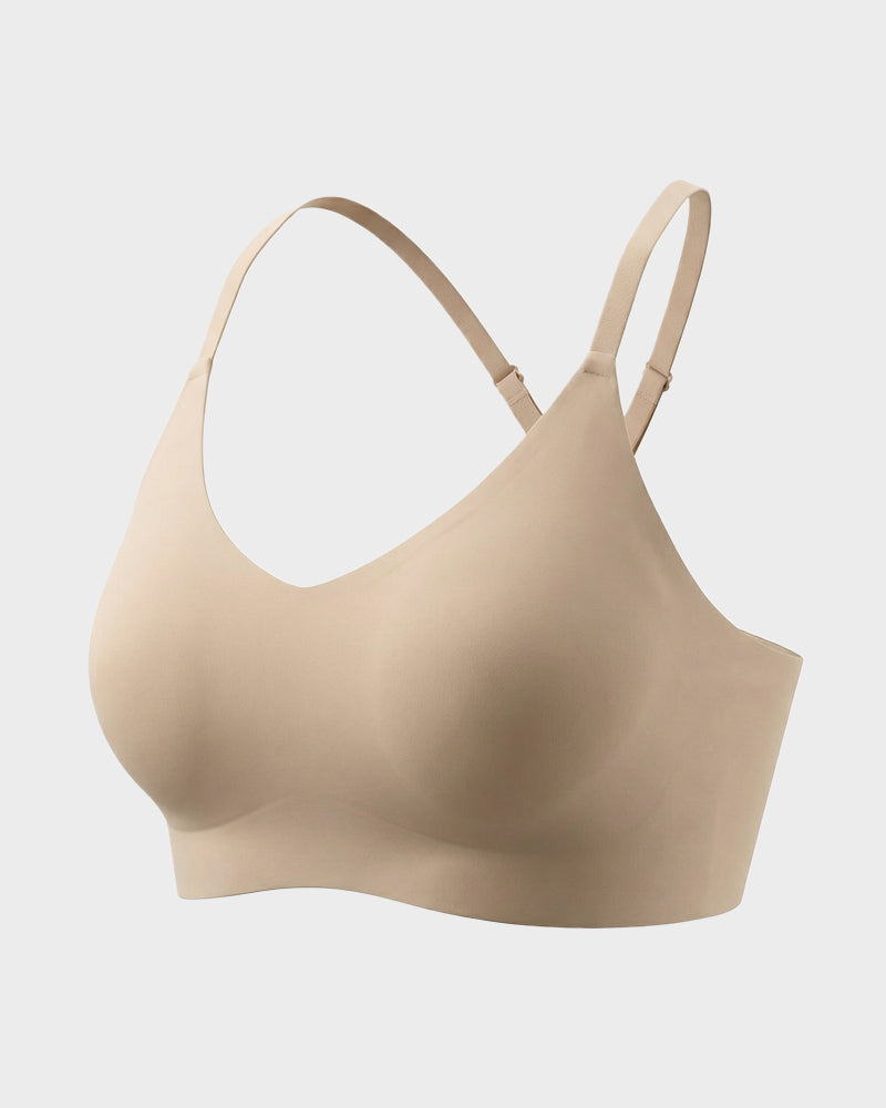 Nahtloses rückenfreies Spitzen-Bralette