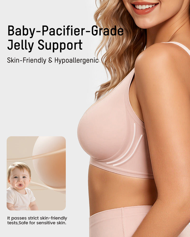 Tief Ausgeschnittener Drahtloser Push-Up-BH