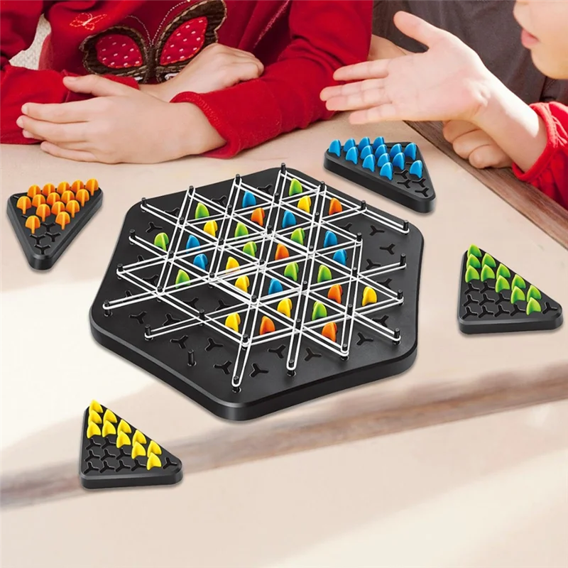 Dreieck-Ketten-Strategie- und Duell-Logik-Denkspiel