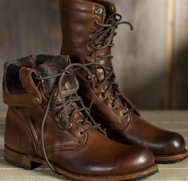 Damen-Lederstiefel – Flexible Passform, weiches Futter und ganztägiger Komfort