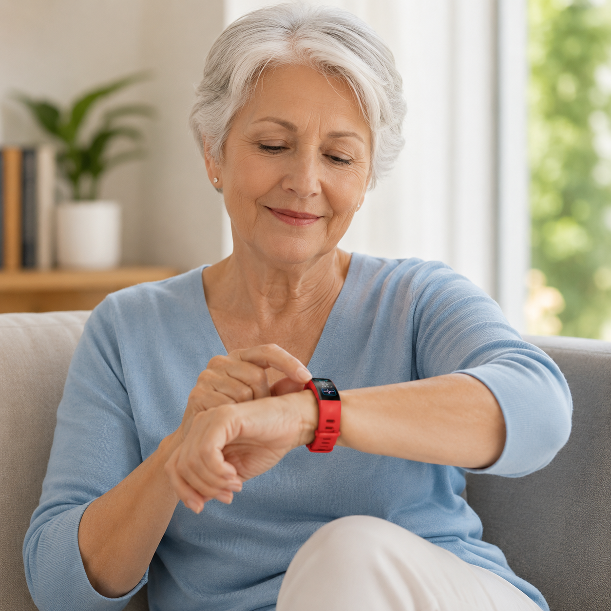 Smartwatch mit EKG, Blutdruck- & Schlaftracking – P11Plus HealthBand