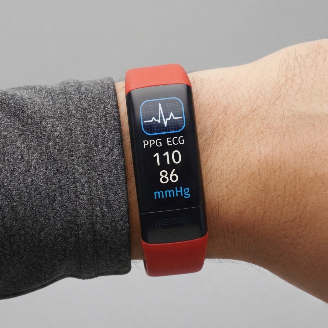 Smartwatch mit EKG, Blutdruck- & Schlaftracking – P11Plus HealthBand