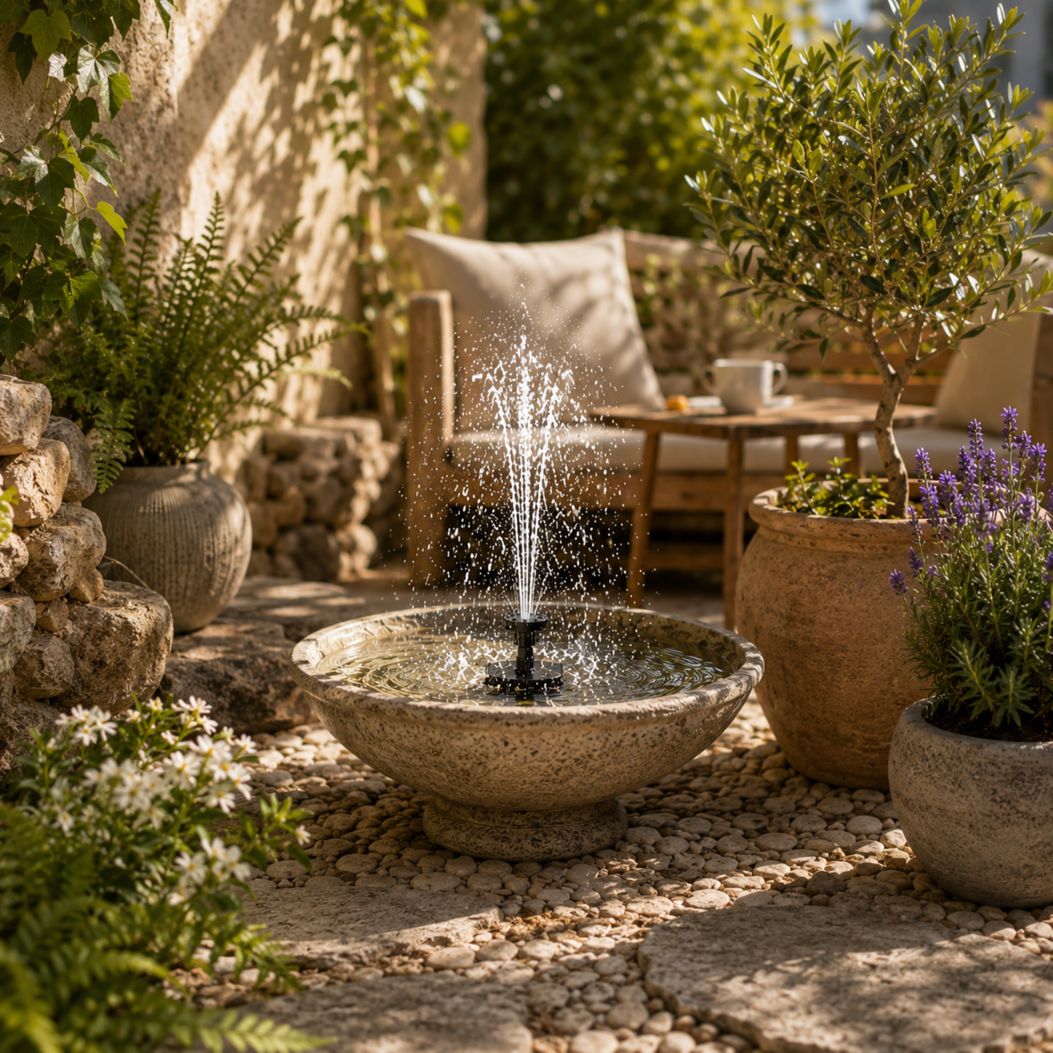 Solar Teichpumpe mit separatem Panel – SunFlow FlexKit